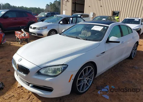 2013 BMW 650I Gran Coupe from USA, damaged, VIN WBA6B2C57DDG66522